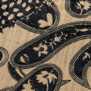 Black Indian Block Print Cotton Journal