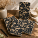 Black Indian Block Print Cotton Journal