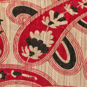 Red Indian Block Print Cotton Journal