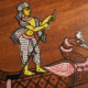 Mythological Wooden Tea Coaster Set