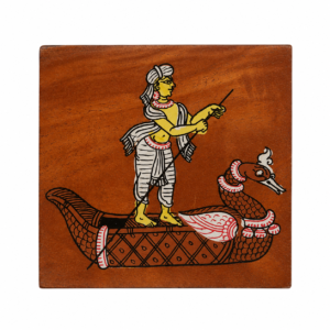 Mythological Wooden Tea Coaster Set