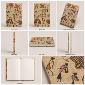 Tribal Print Cotton Paper Journal