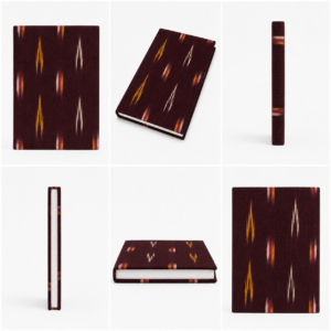 Brown Ikat Handloom Journal