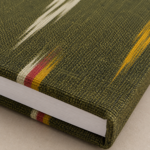 15OD012_10 Reddish Brown Ikat Handloom Journal