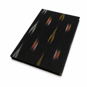 15OD012_17 Black Ikat Handloom Journal