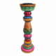 Folk Art Handpainted Candle Holder