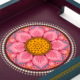 15OD016_015 Colourful Floral Hand-Painted Tray