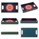 15OD016_016 Colourful Floral Hand-Painted Tray