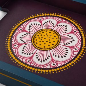 15OD016_03 Vibrant Floral Hand-Painted Tray