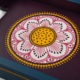 15OD016_03 Vibrant Floral Hand-Painted Tray