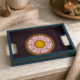 15OD016_04 Vibrant Floral Hand-Painted Tray