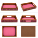15OD019_04 Pink Tranquil Wooden Serving Tray