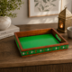 15OD019_09 Green Tranquil Wooden Serving Tray