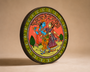 Handmade Odisha Pattachitra Art Plate – Traditional Folk Art Masterpiece