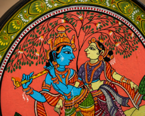 Handmade Odisha Pattachitra Art Plate – Traditional Folk Art Masterpiece