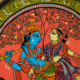 Handmade Odisha Pattachitra Art Plate – Traditional Folk Art Masterpiece
