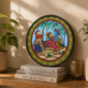 Odisha Pattachitra Folk Art Plate – Handmade Traditional Decor