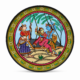Odisha Pattachitra Folk Art Plate – Handmade Traditional Decor
