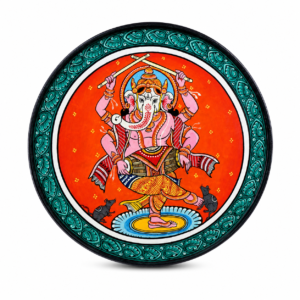 Traditional Odisha Pattachitra Art Plate – Handmade Decorative Collectible