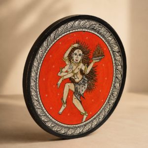 Handcrafted Odisha Pattachitra Heritage Plate – Traditional Folk Art