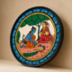 15OD028_3 Odisha Pattachitra Decorative Art Plate – Handmade Heritage Craft
