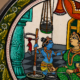 15OD029_4 Handmade Odisha Pattachitra Plate – Traditional Folk Art Decor
