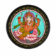 15OD030_9 Ganesha Pattachitra Wall Plate