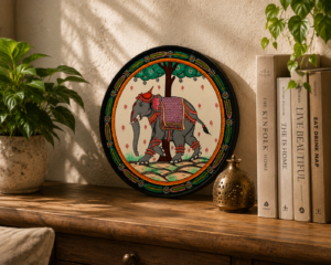 Traditional Odisha Pattachitra Decorative Plate