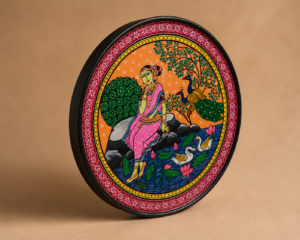 15OD032_1 Handcrafted Odisha Pattachitra Art Plate