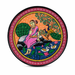 15OD032_2 Handcrafted Odisha Pattachitra Art Plate