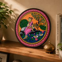 Handcrafted Odisha Pattachitra Art Plate