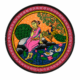15OD032_9 Odisha Pattachitra Peacock Art Plate