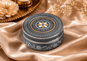 Meenakari Stainless Steel Utility Box - Image 4
