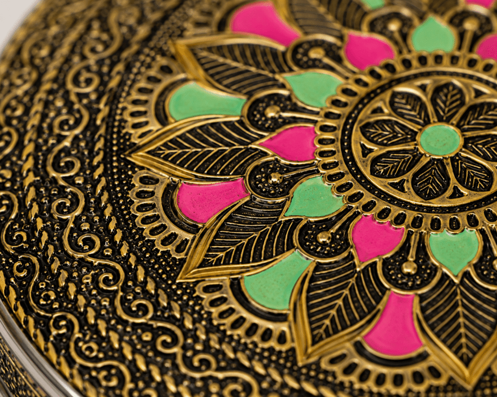 Floral Meenakari Utility Box