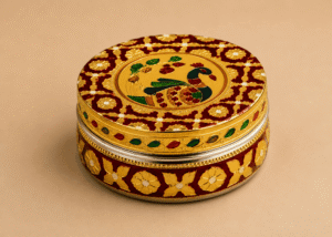 Traditional Meenakari Utility Box - Image 2