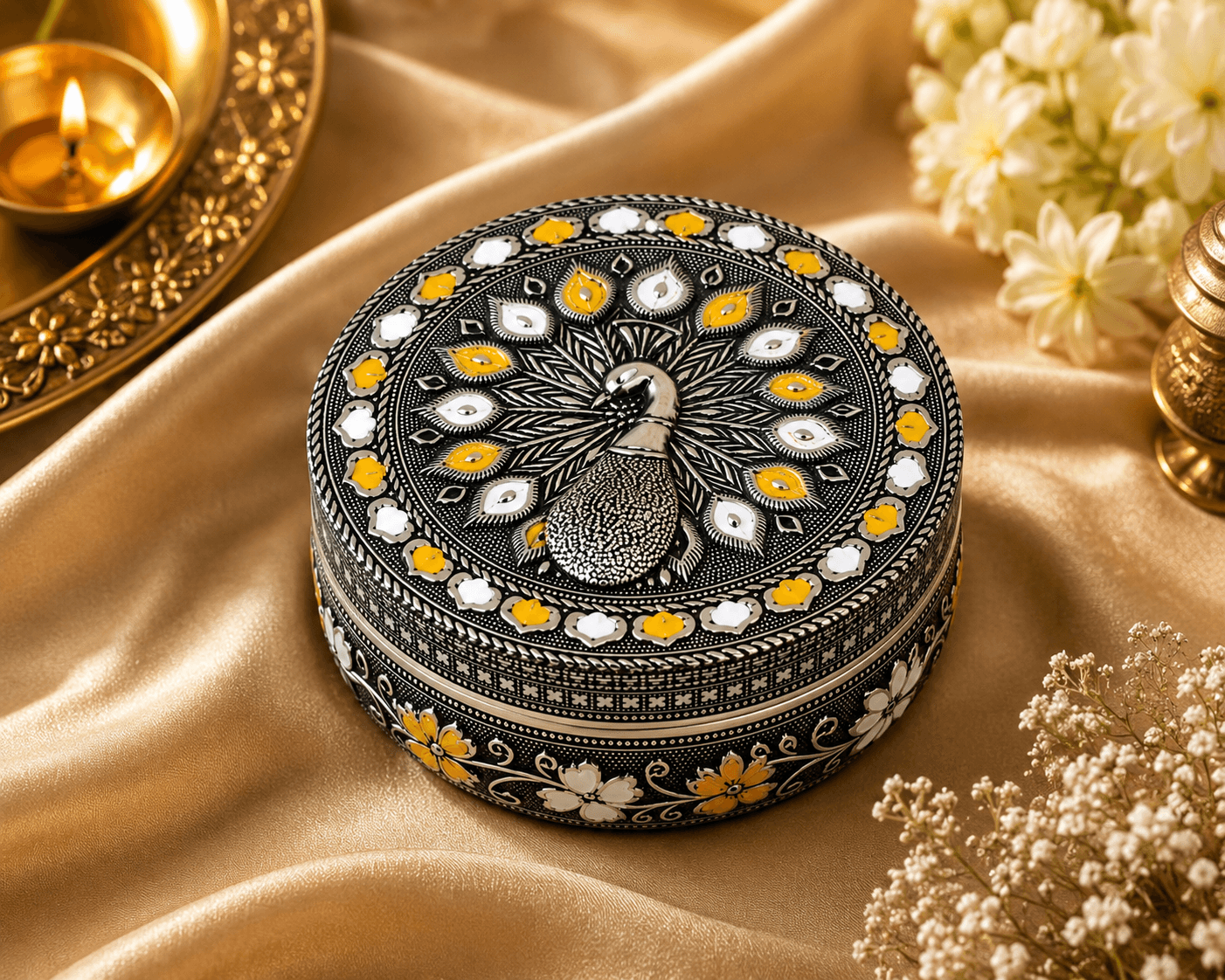 Black Swan Meenakari Utility Box - Image 5