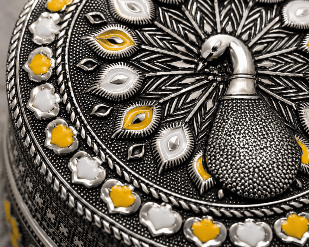 Black Swan Meenakari Utility Box