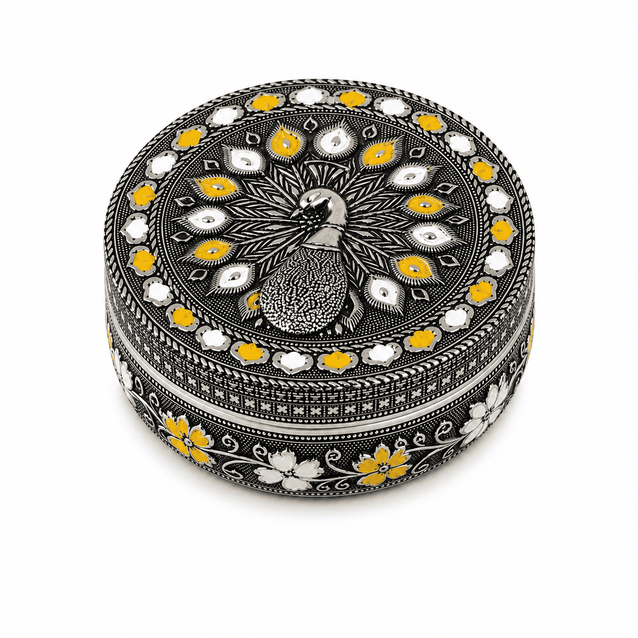 Black Swan Meenakari Utility Box - Image 1