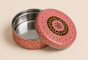Pink Mandala Meenakari Utility Box - Image 2