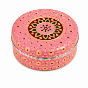 Pink Mandala Meenakari Utility Box - Image 1