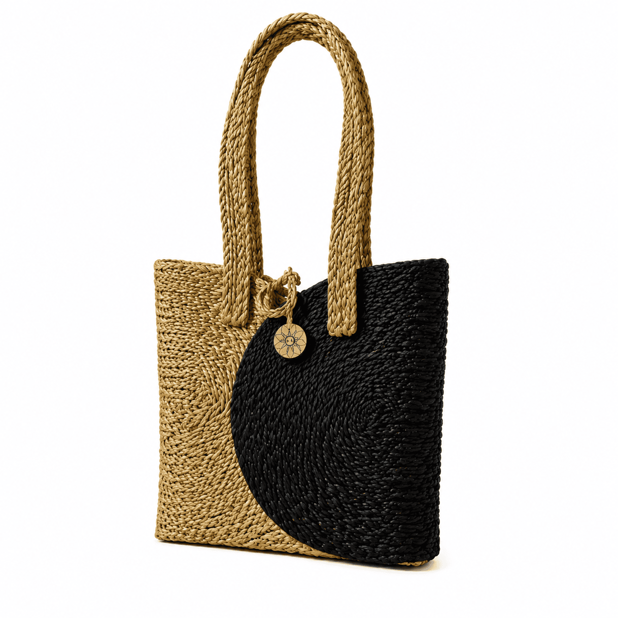 Black Sabai Grass Mini Tote Bag - Image 1