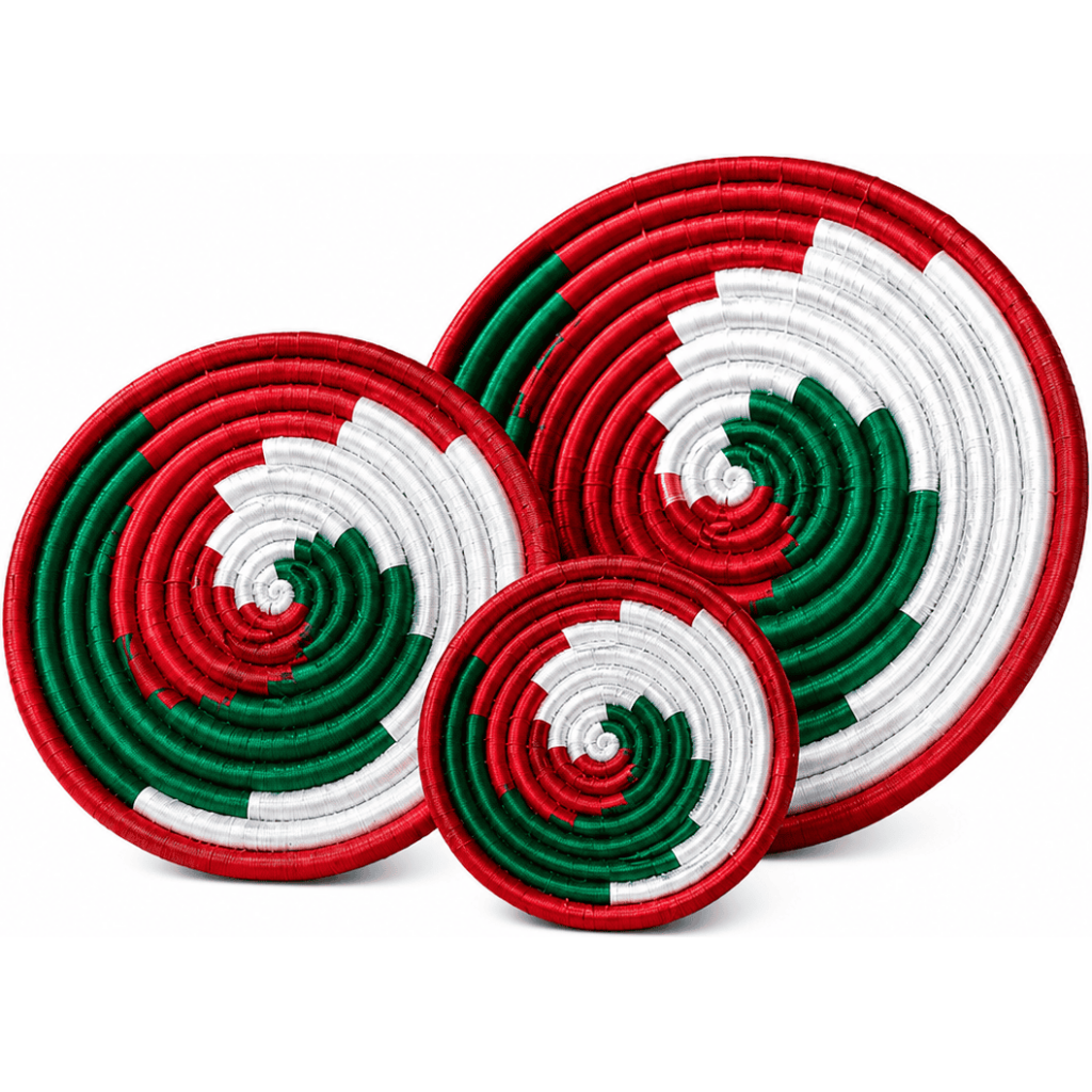 Sabai Tricolor Spiral Wall Decor Set