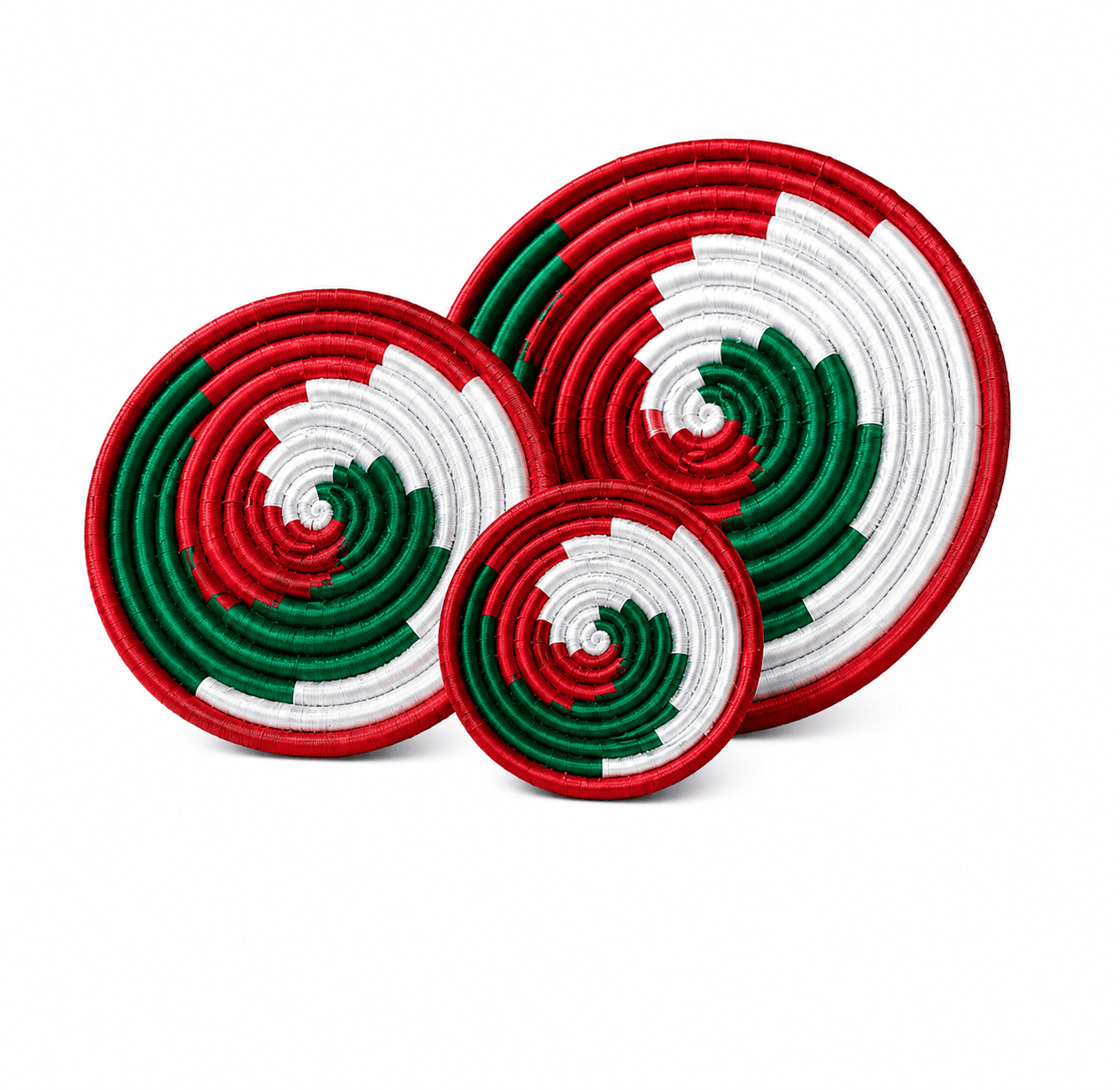 Sabai Tricolor Spiral Wall Decor Set - Image 1