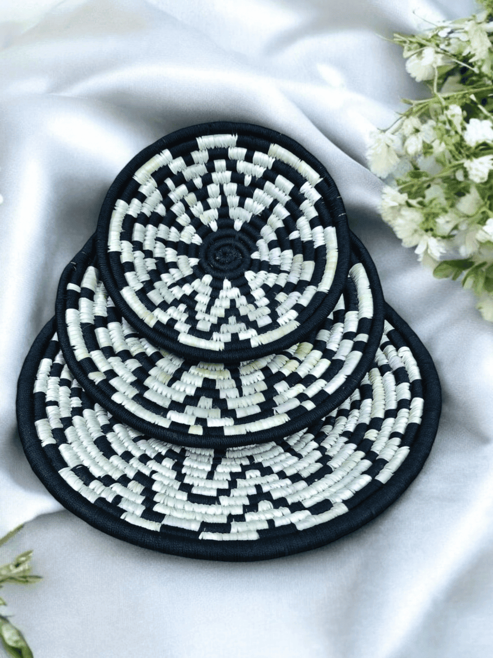 Sabai Tribal Wall Decor Plate Set - Image 3