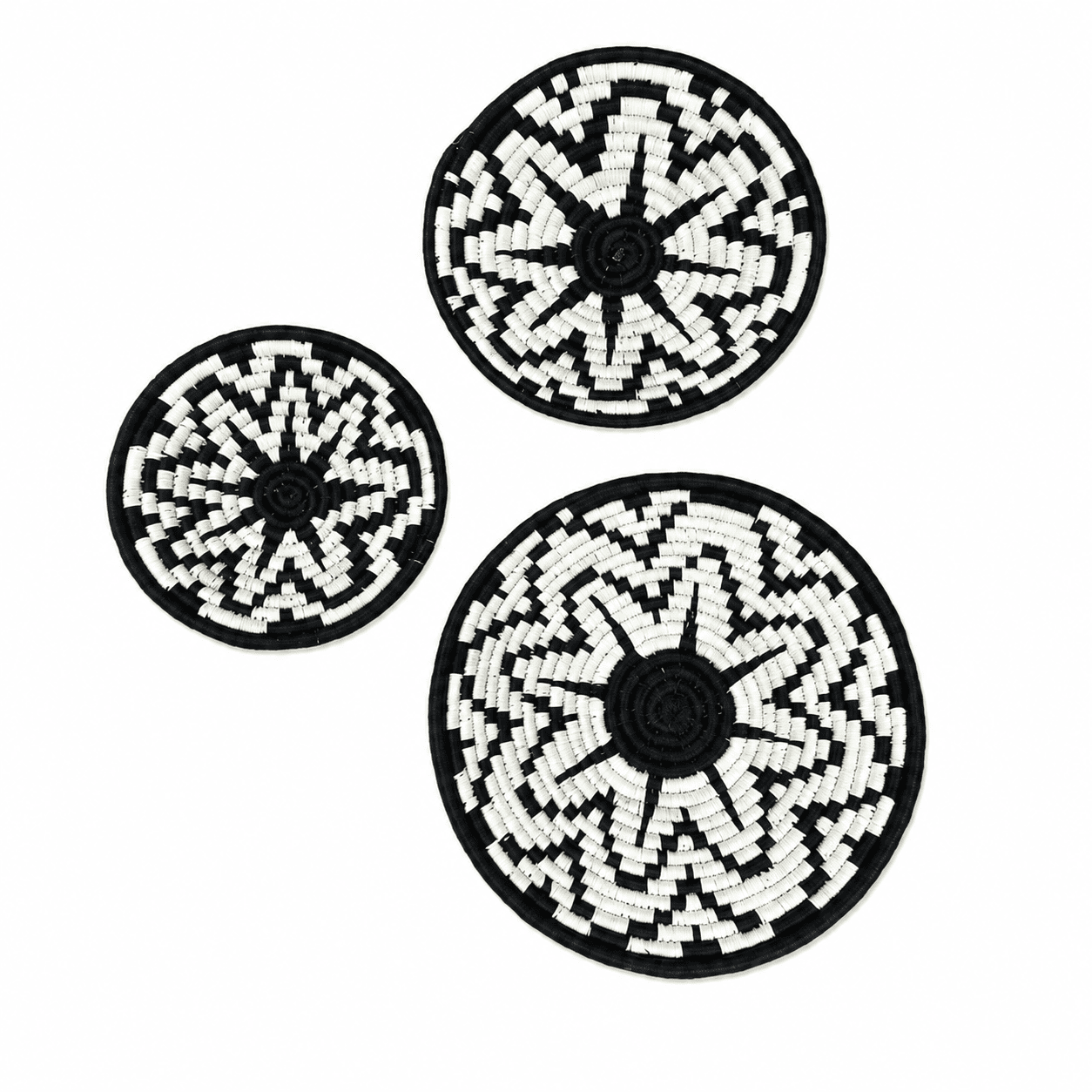 Sabai Tribal Wall Decor Plate Set - Image 1