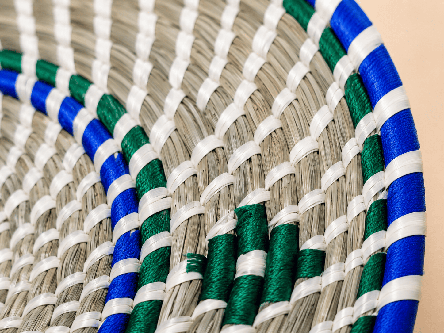 Colorful Sabai Grass Floor Mat - Image 5