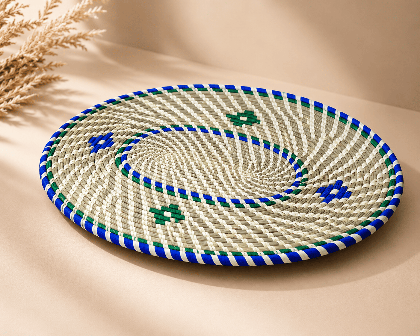 Colorful Sabai Grass Floor Mat - Image 4