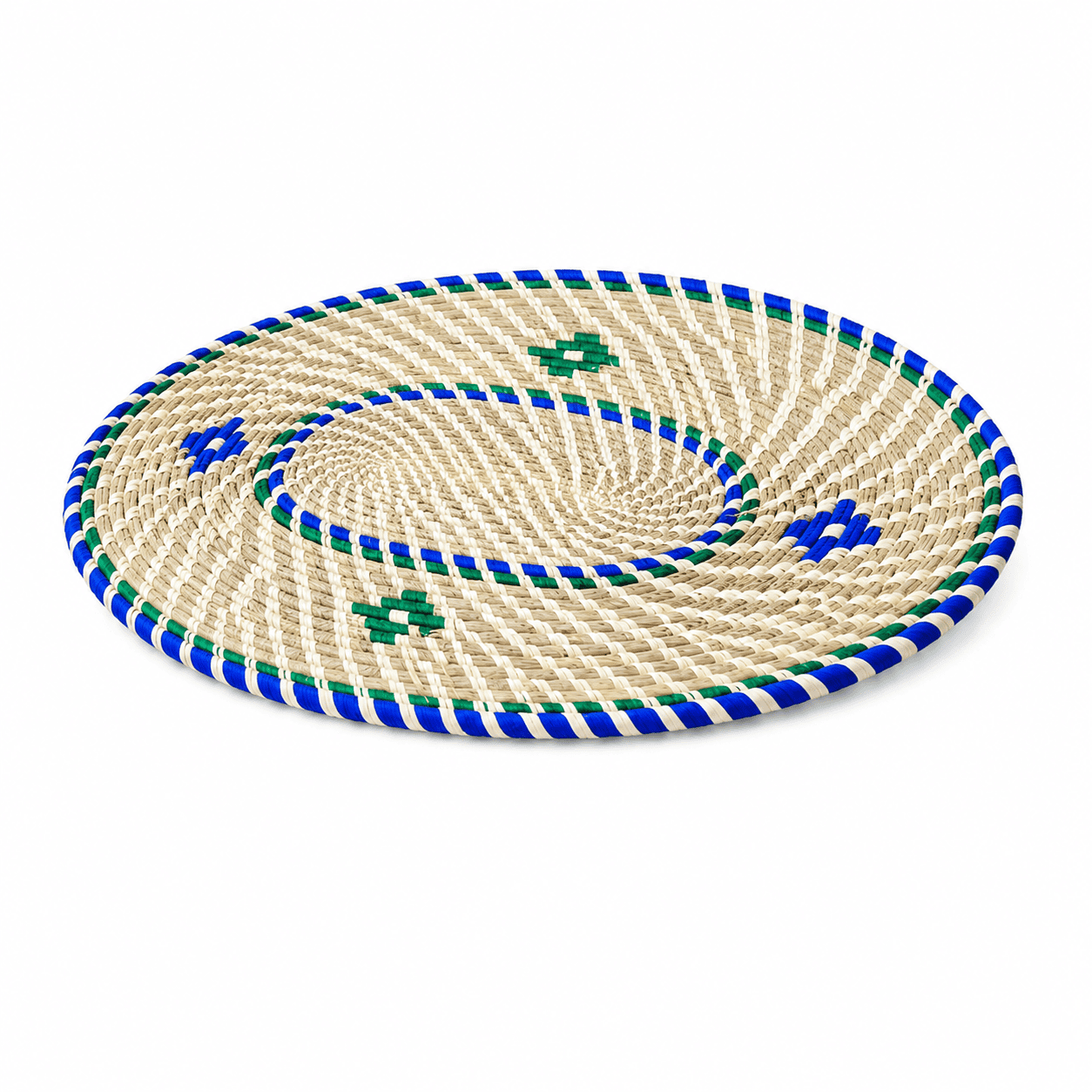 Colorful Sabai Grass Floor Mat - Image 1