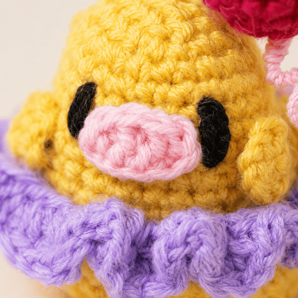 Sunny Puff Crochet Chick Plush