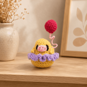 Sunny Puff Crochet Chick Plush - Image 3